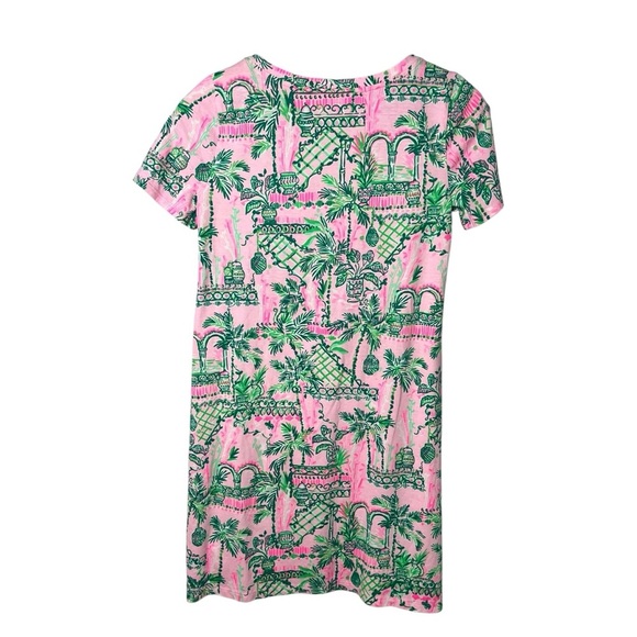 Lilly Pulitzer Cody T Shirt Dress Mandevilla Baby Always Worth It Size Small - Picture 4 of 5